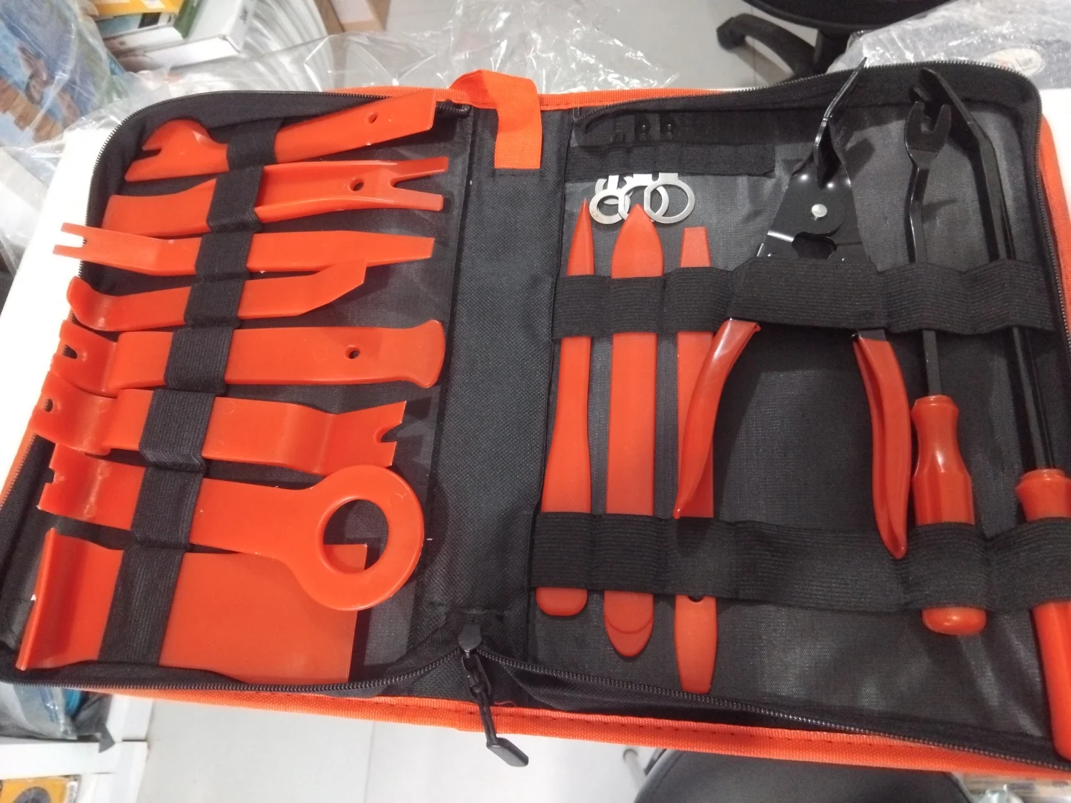 Jogo Espátulas Nylon Saca Presilha Saca Grampo 19 Pçs