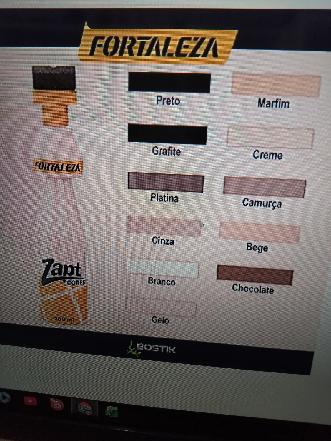 Zapt Tinta Para Rejunte * Várias Cores * 200ml - Fortaleza