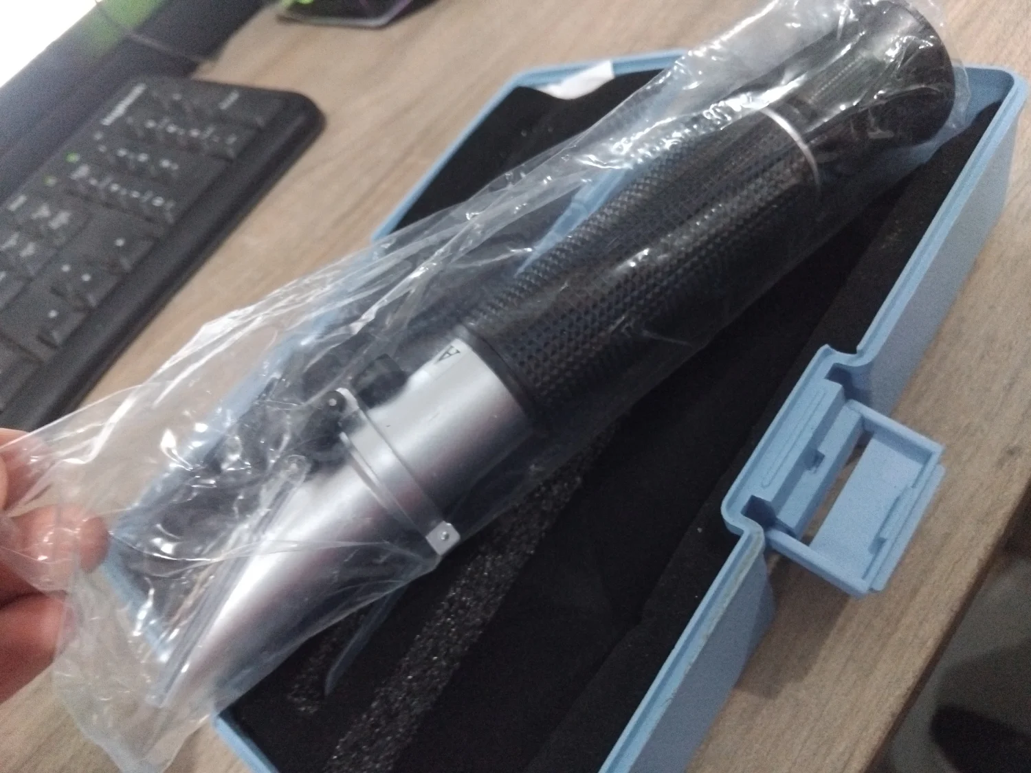 Refratômetro Medidor Salinidade Densidade Aquarios