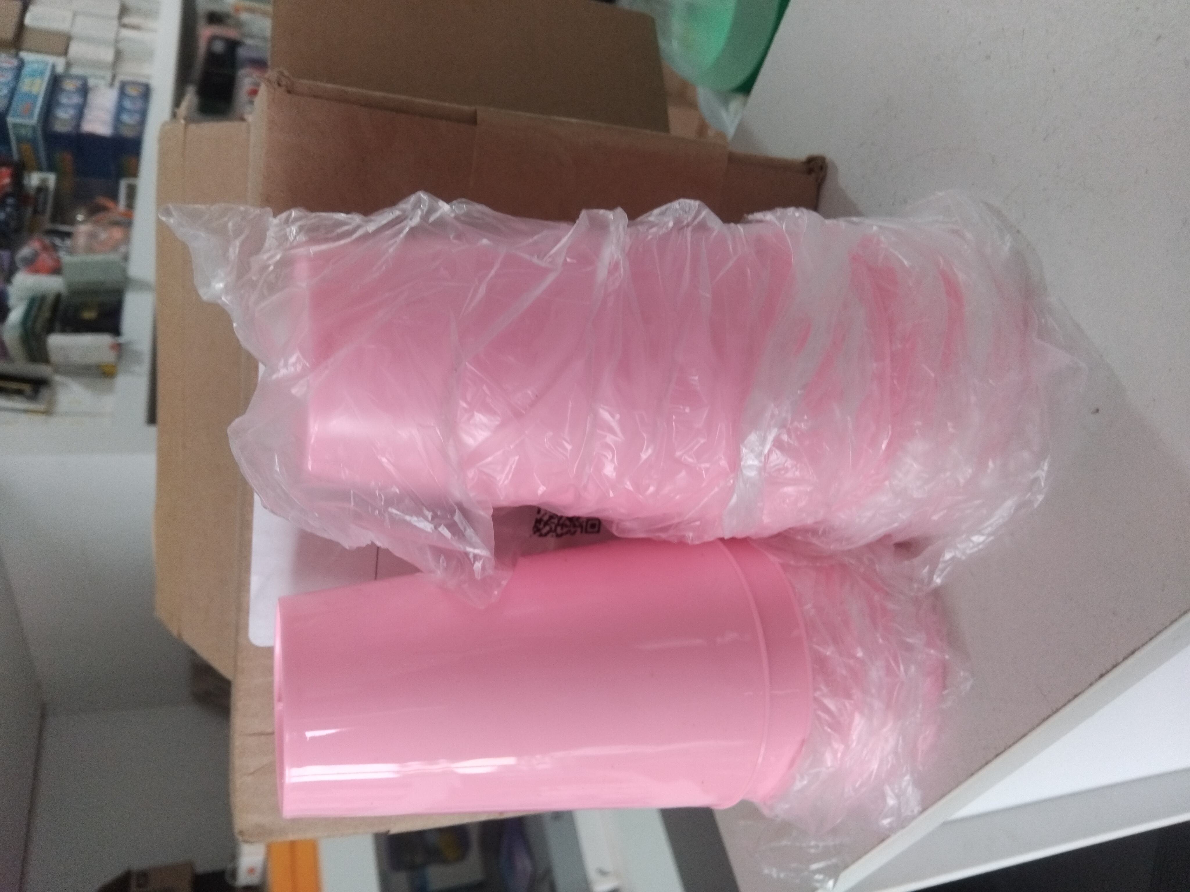 Copo Twister Flexível 400 Ml Colorido Leitoso 10 Un Festas